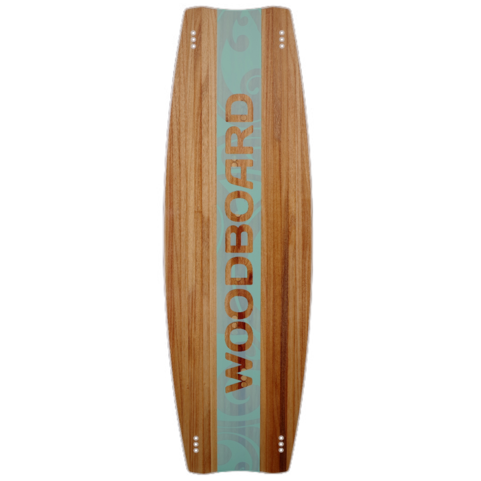 Kiteboard Woodboard Beam, a freeride twintip kiteboard for beginners and intermediate riders.