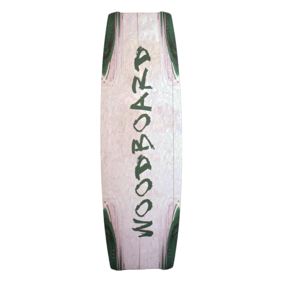 Kiteboard Woodboard Trash, a Freestyle Wakestyle Twintip for unhooked kitesurfing tricks!