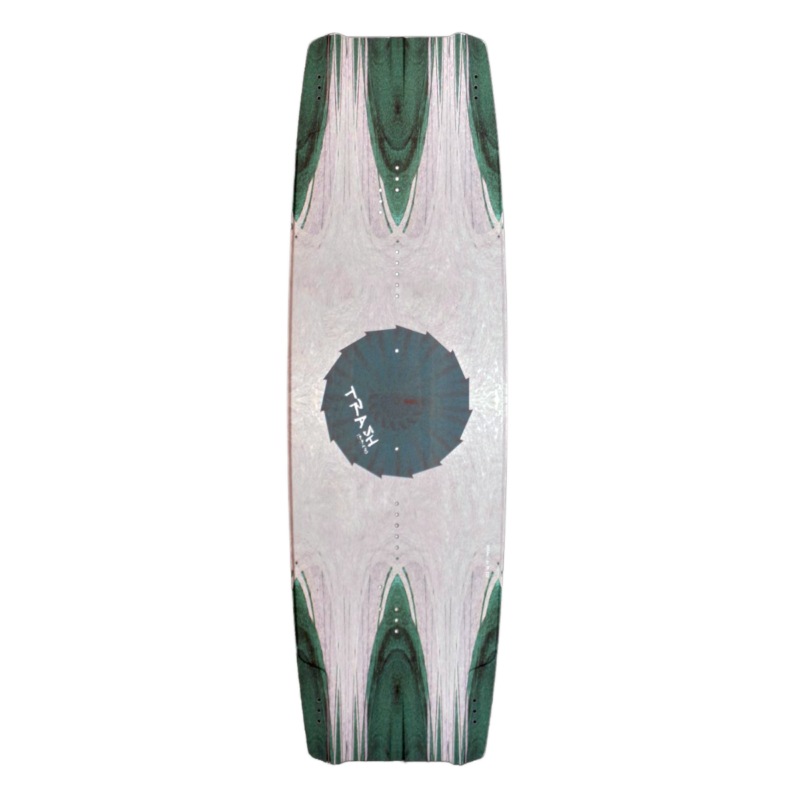Kiteboard Woodboard Trash, a Freestyle Wakestyle Twintip for unhooked kitesurfing tricks!