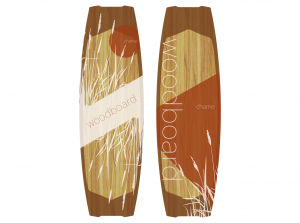 Woodboard CHAME Freeride Kiteboard