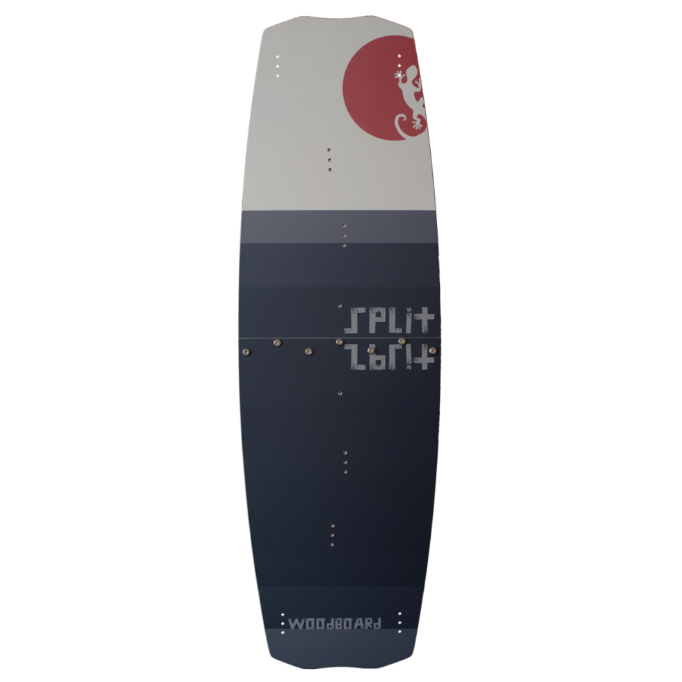 Woodboard Split, a Freeride Twintip Split Kiteboard for all kitesurfing levels!