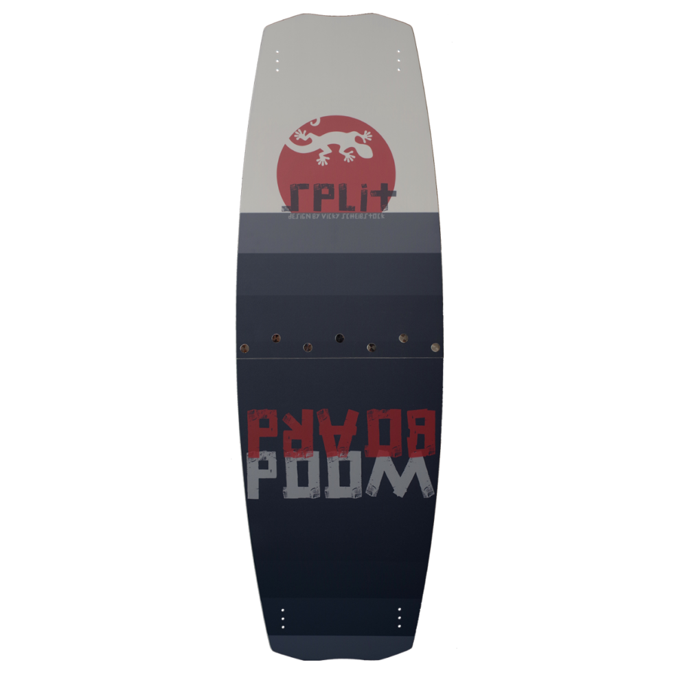 Woodboard Split, a Freeride Twintip Split Kiteboard for all kitesurfing levels!